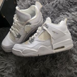 White and Gray Sneakers